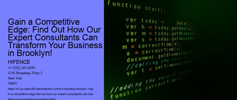 Gain a Competitive Edge: Find Out How Our Expert Consultants Can Transform Your Business in Brooklyn!