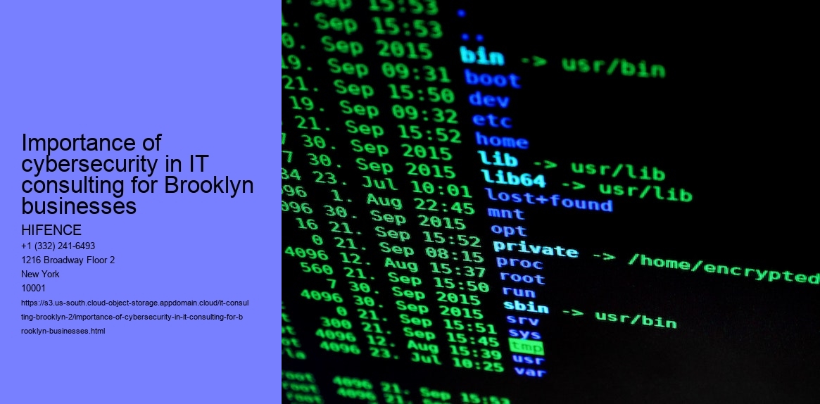 Importance of cybersecurity in IT consulting for Brooklyn businesses